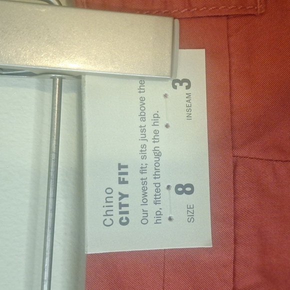 J Crew City Fit Broken In Chino Shorts Size 8 NWT - Picture 6 of 8